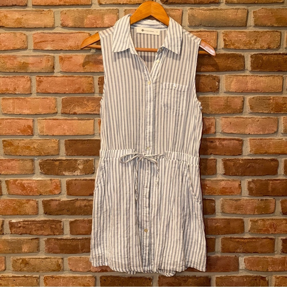 Women’s Anthropologie The Impeccable Pig Striped Dress Size Small - Picture 1 of 4